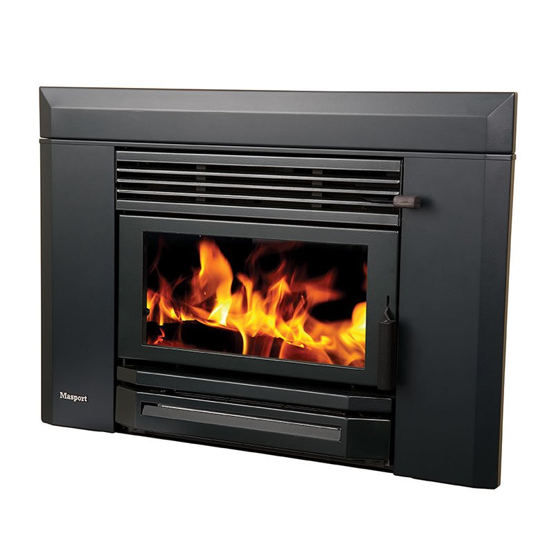 Inbuilt wood fire
